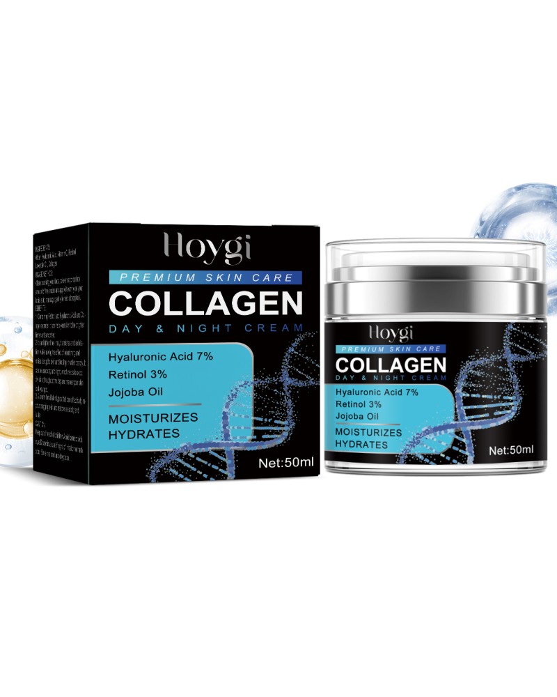 Hoygi Collagen Day & Night Anti-Aging Face Cream - Firming, Wrinkle Repair & Brightening