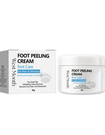 West Month Foot Peeling Cream - Moisturizing Heel Repair & Callus Care Cream For Dry, Cracked Feet