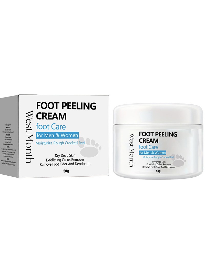 West Month Foot Peeling Cream - Moisturizing Heel Repair & Callus Care Cream For Dry, Cracked Feet