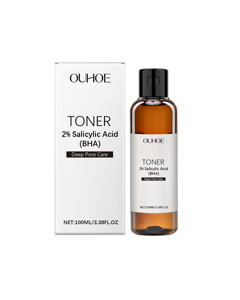 Ouhoe Salicylic Acid Pore Care Toner - Hydrating Facial Toner For Clearer, Refreshed Skin