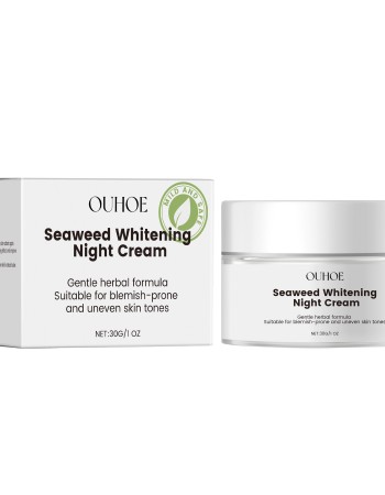 Ouhoe Seaweed Nourishing Face Cream - Overnight Hydration & Moisturizing Night Cream
