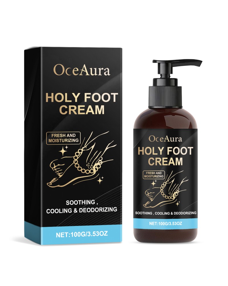 OceAura Hydrating Foot Cream - Deep Moisturizing Care For Dry & Cracked Heels