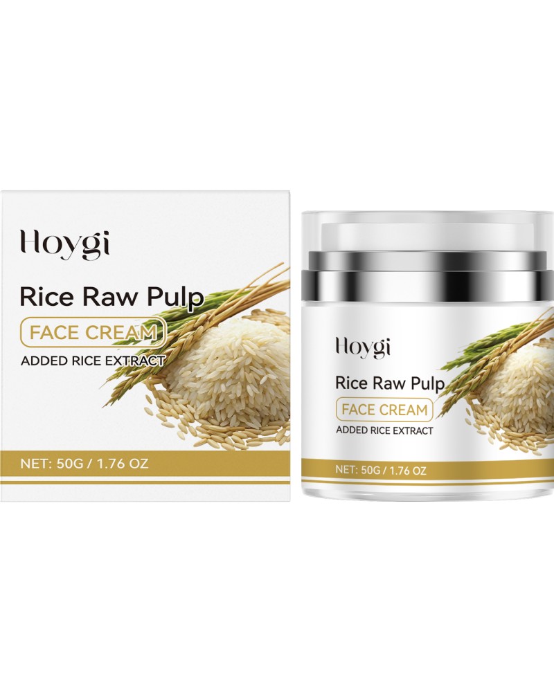 Hoygi Rice Moisturizing Face Cream Hydrating Brightening Facial Moisturizer