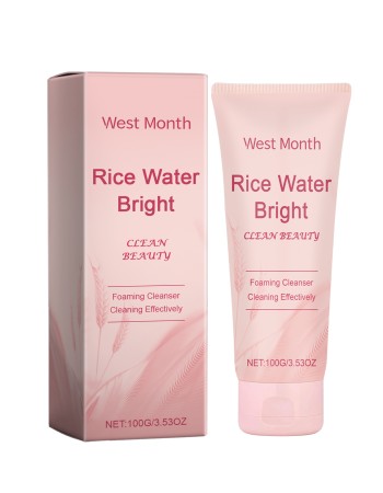 West Month Rice Facial Cleanser For Gentle Cleansing And Hydration