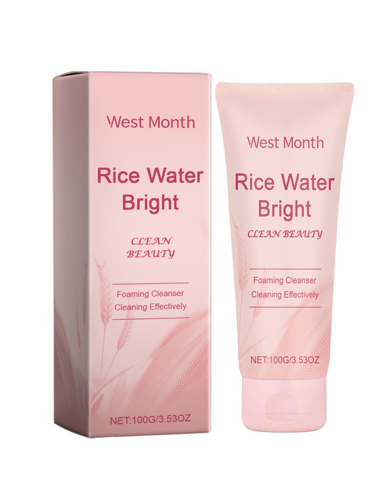 West Month Rice Facial Cleanser For Gentle Cleansing And Hydration