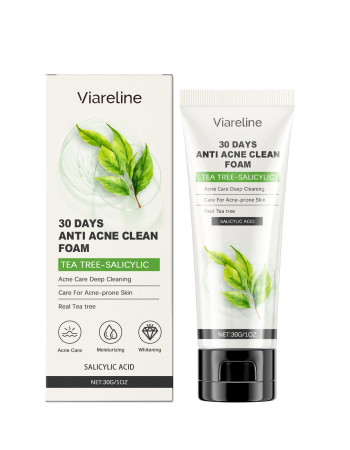 Viareline Salicylic Acid Facial Cleanser For Deep Cleansing And Oil Control