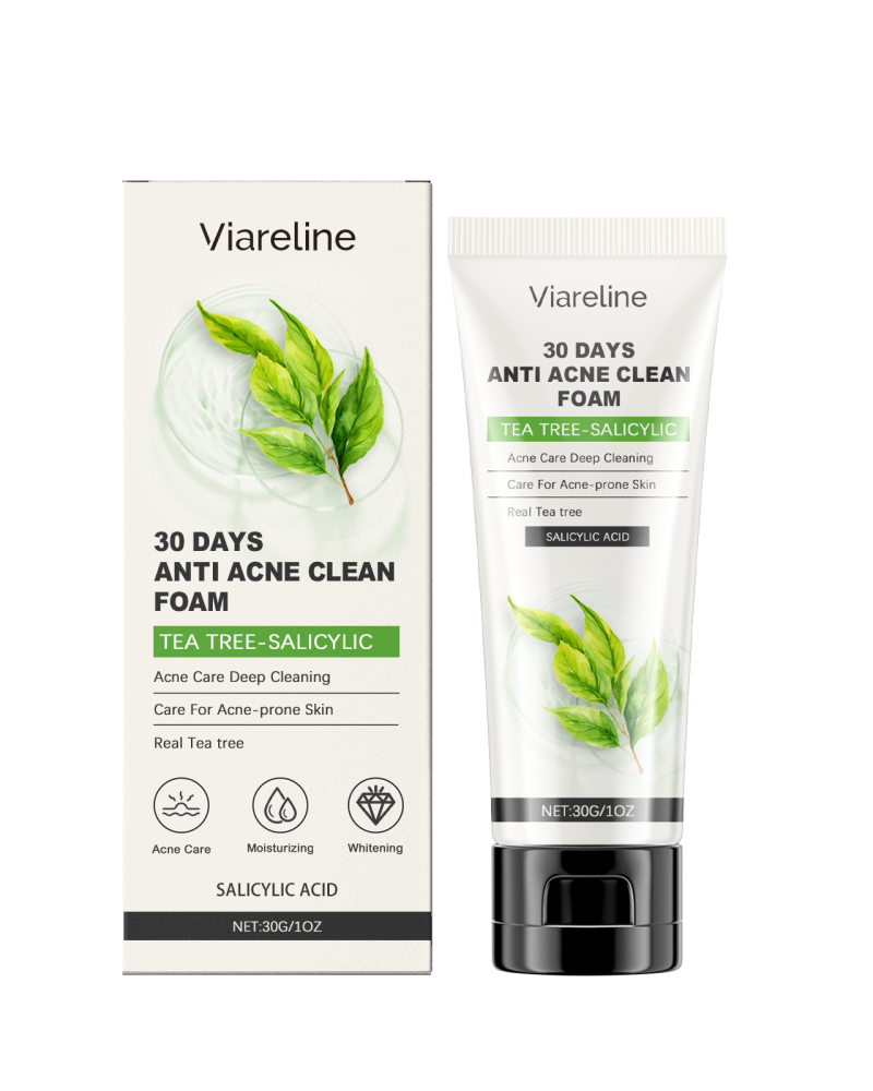 Viareline Salicylic Acid Facial Cleanser For Deep Cleansing And Oil Control