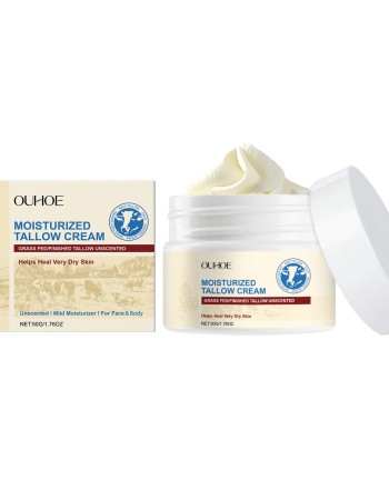 Ouhoe Tallow Moisturizing Cream For Delicate Face And Skin