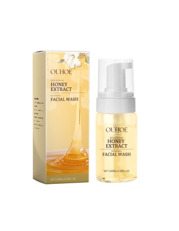 Ouhoe Honey Foaming Facial Cleanser for Gentle Cleansing and Hydration